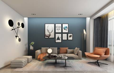 艺术涂料家装效果图-艺术漆装修建筑墙面装饰-卡百利家装解疑31