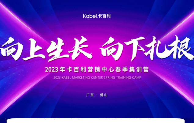 向上生长，向下扎根—2023卡百利艺术涂料营销中心春季集训营圆满结营