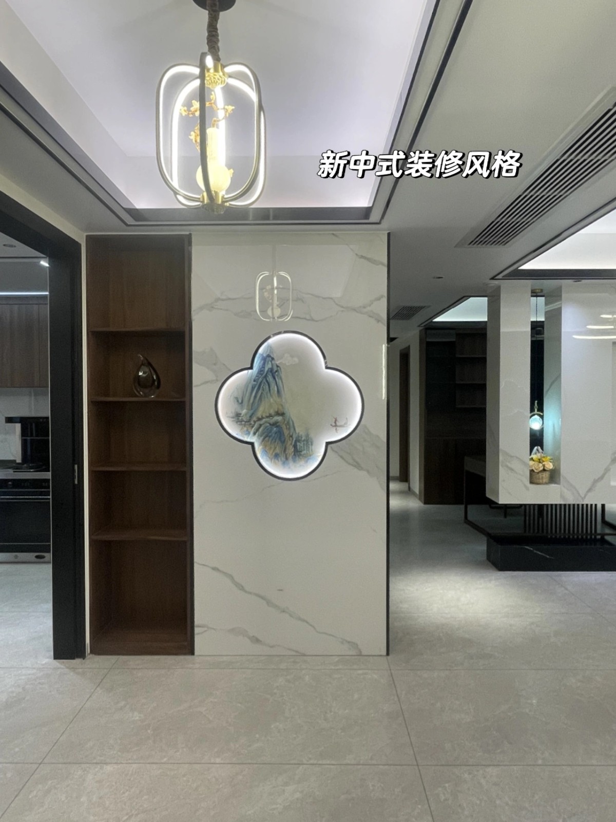 新中式装修刷艺术漆